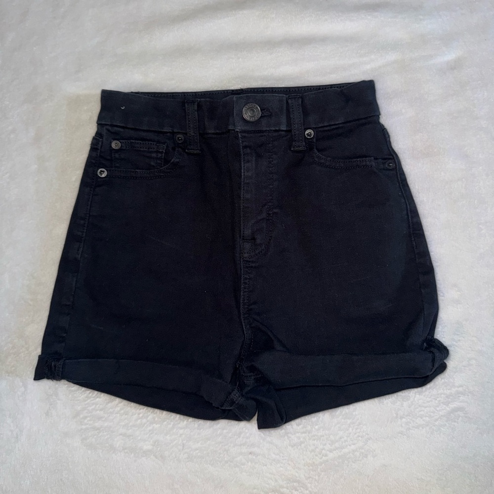 Classic Black Women's Denim Shorts
